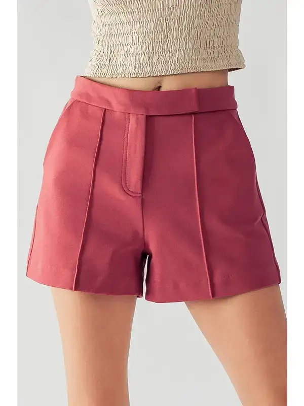 Nylon Roomy Zip Casual Shorts