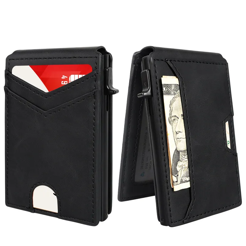 Anti-Theft RFID Aluminum Pop-up Card Holder