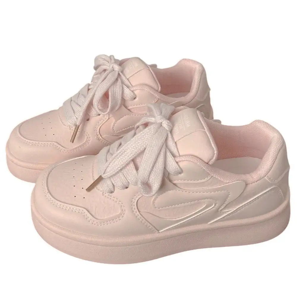 Self Made Skater Sneakers In Pink