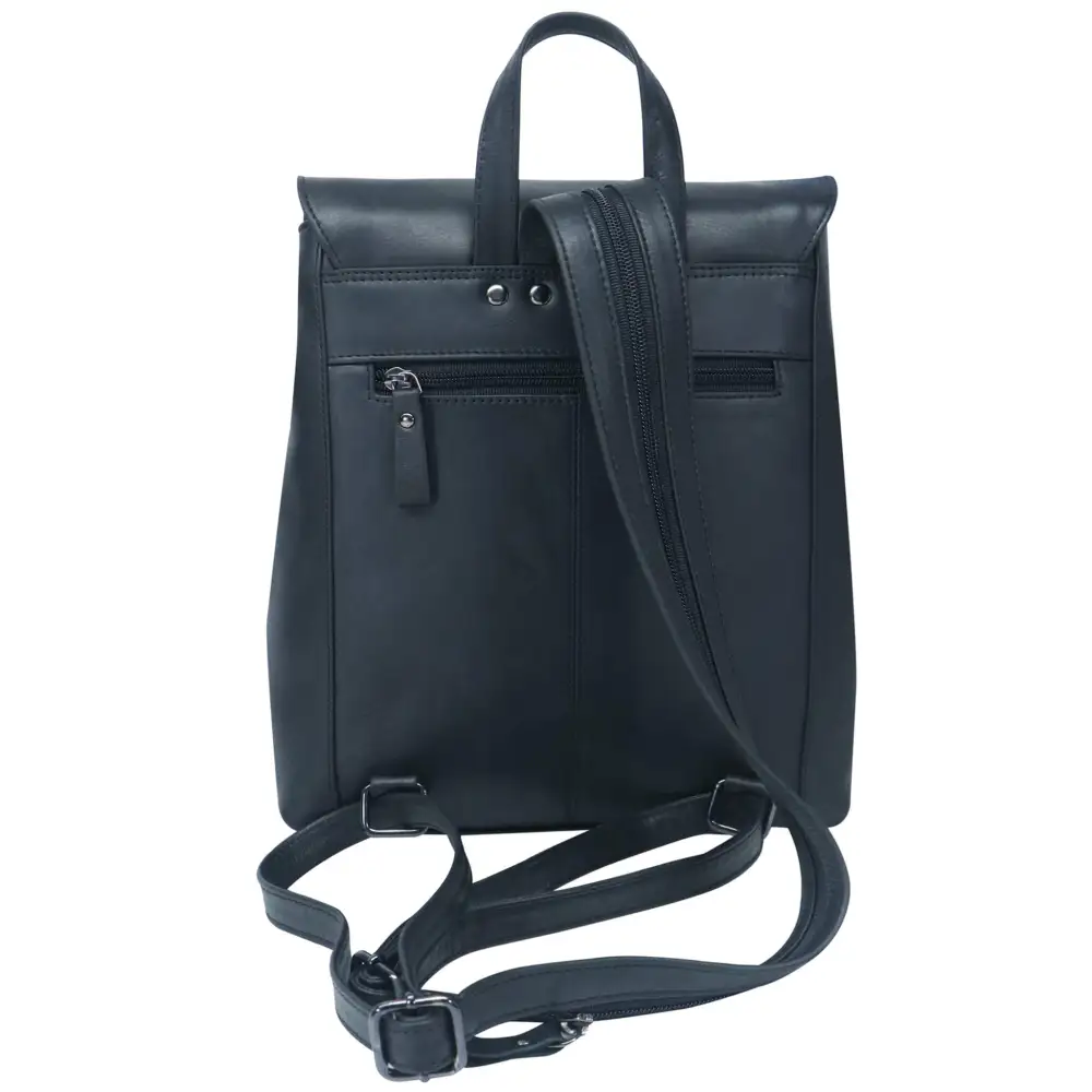 Retro City Leather Backpack