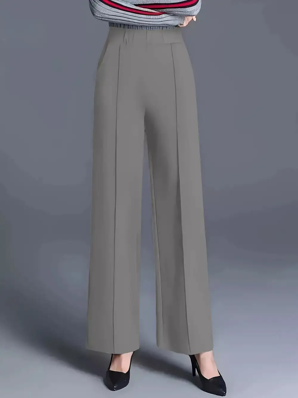 Easygoing Wide Leg High Waist Pants