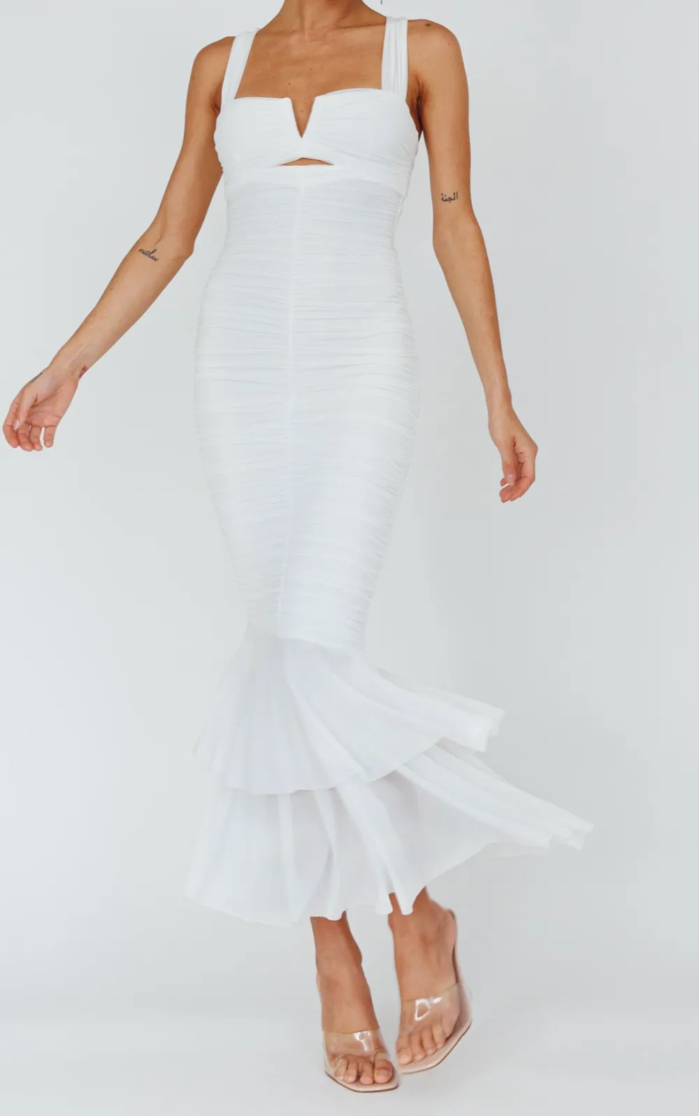 Elegant Cutout Maxi Dress