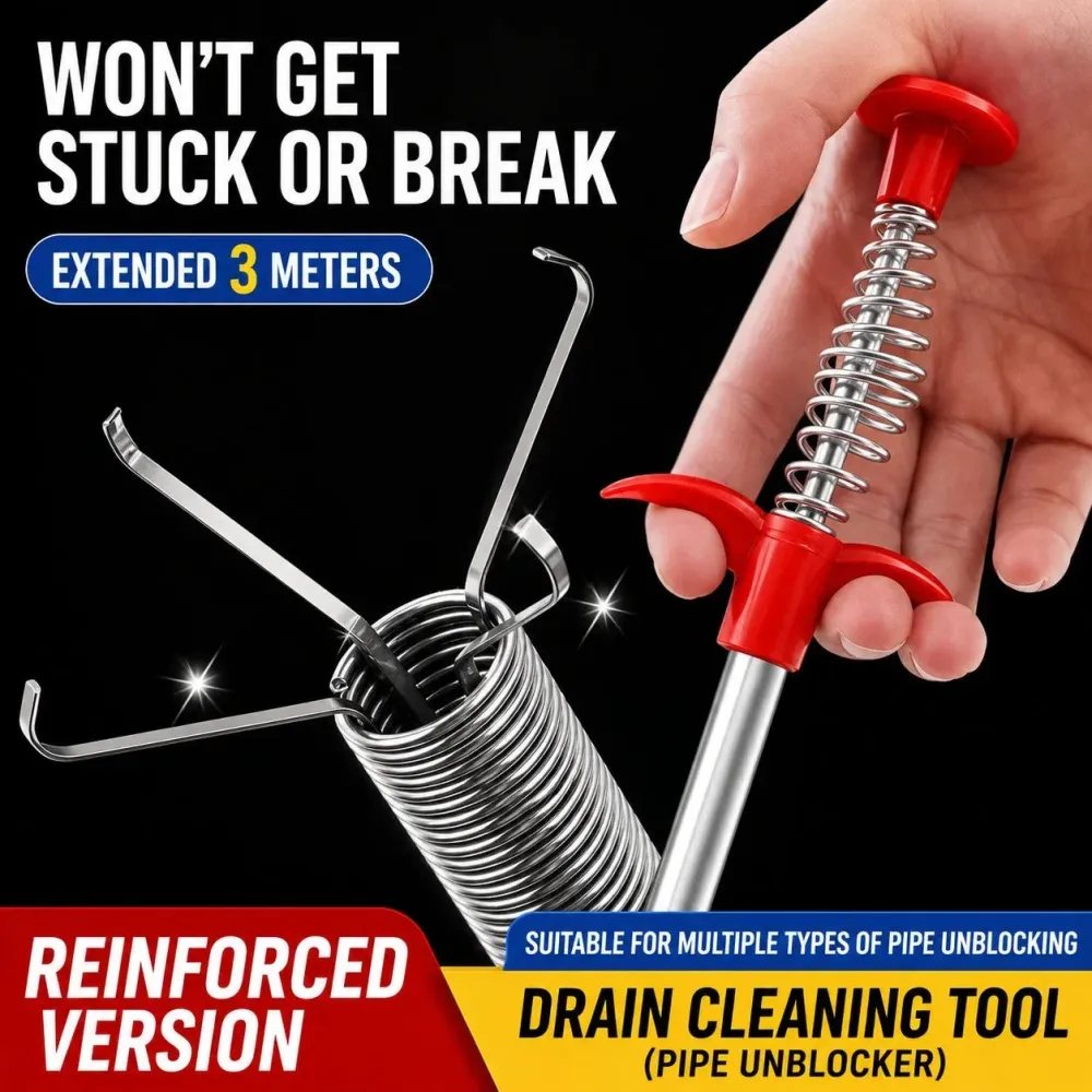 Drain Clog Remover 4-Claw Hook
