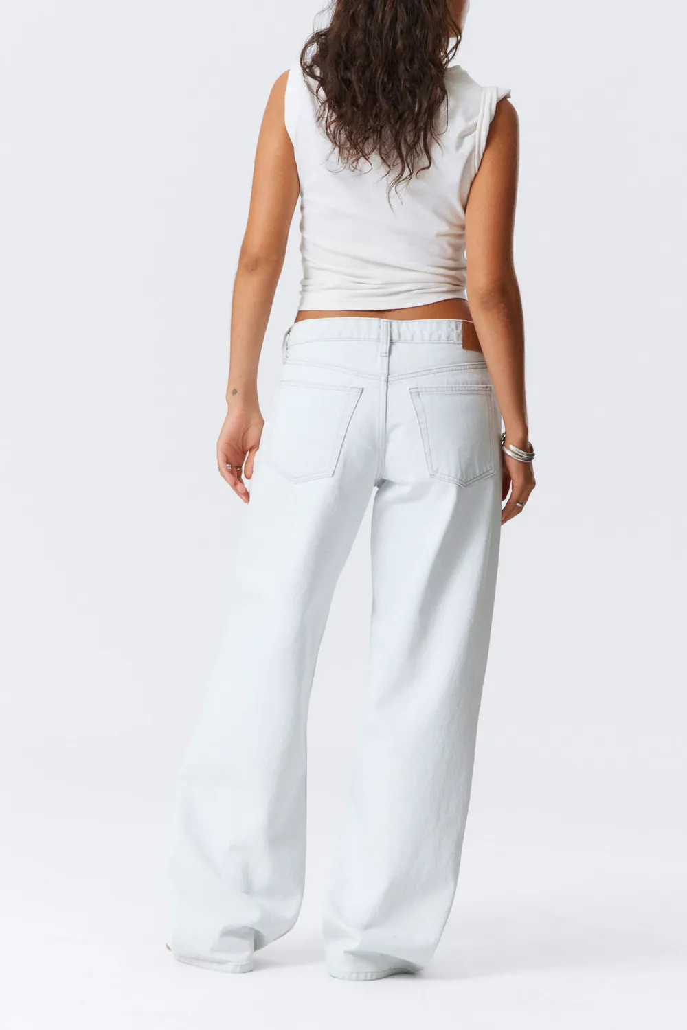 Button Up Wide Leg Jeans