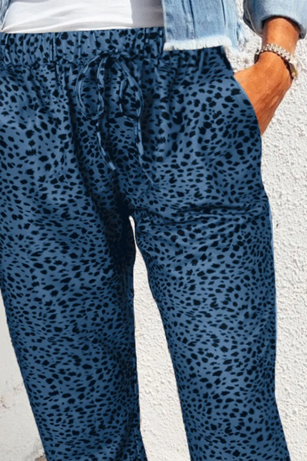 Pocket Printed Jogger Pants