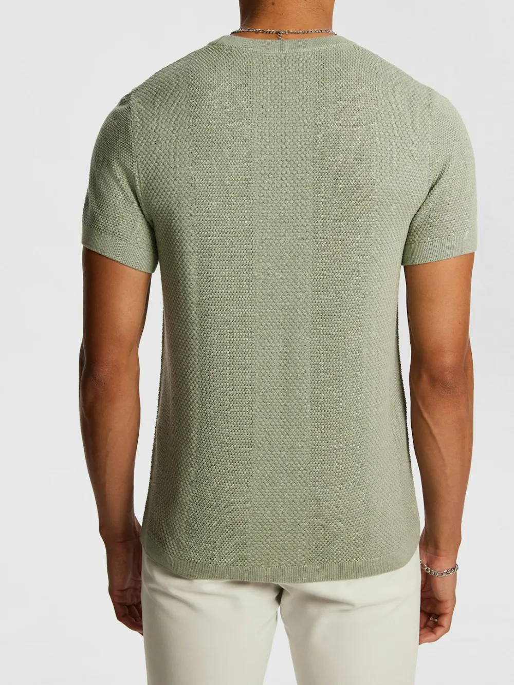 Soft Fabric Knit Short Sleeve T-Shirt