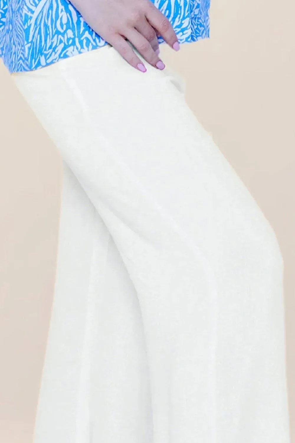 Soft Elastic Waist Women's Trousers