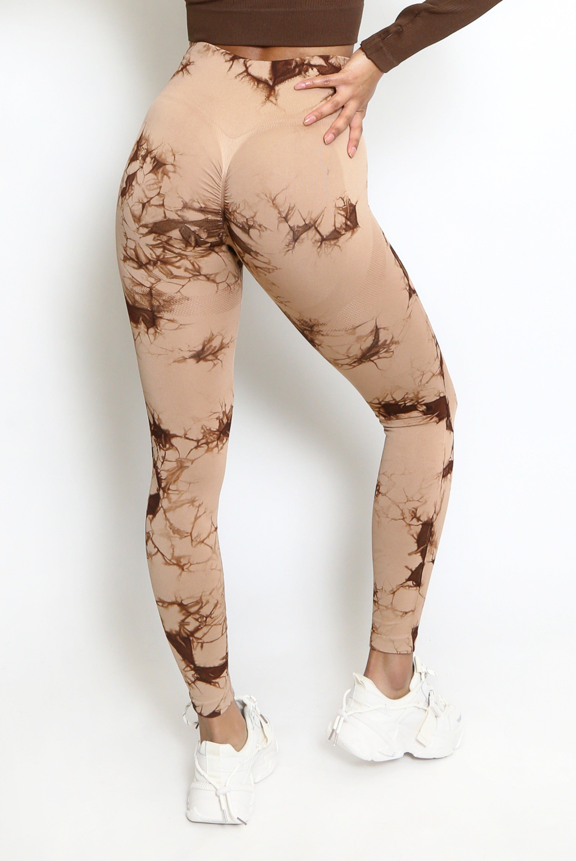 Tie Dye Print Bum Sculpt Leggings - Cecilia