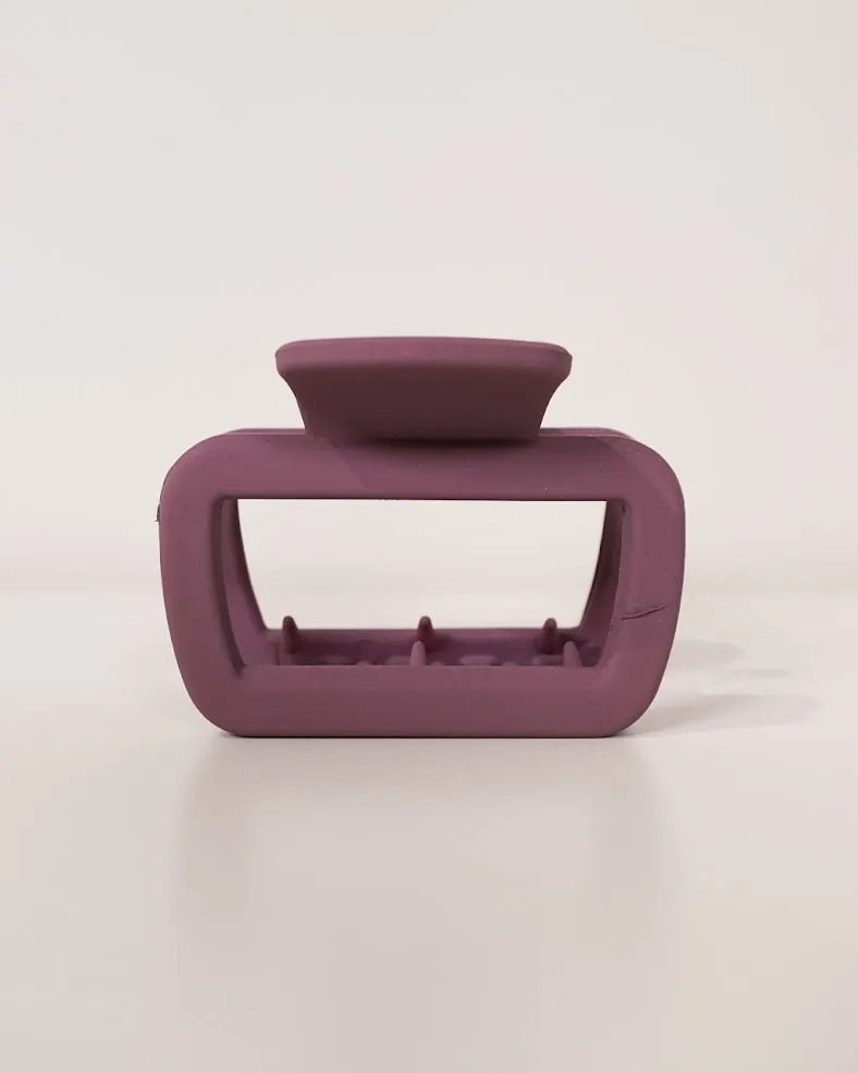 Matte Geometric Wide Form Hair Clip