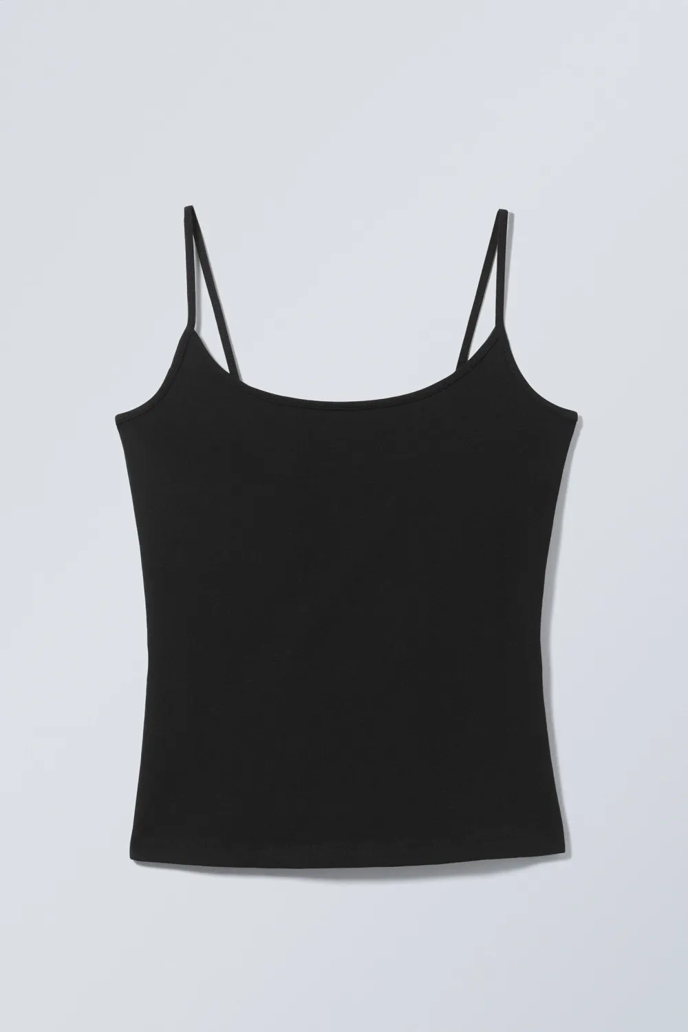 Scoop Neck Spaghetti Strap Cami Top