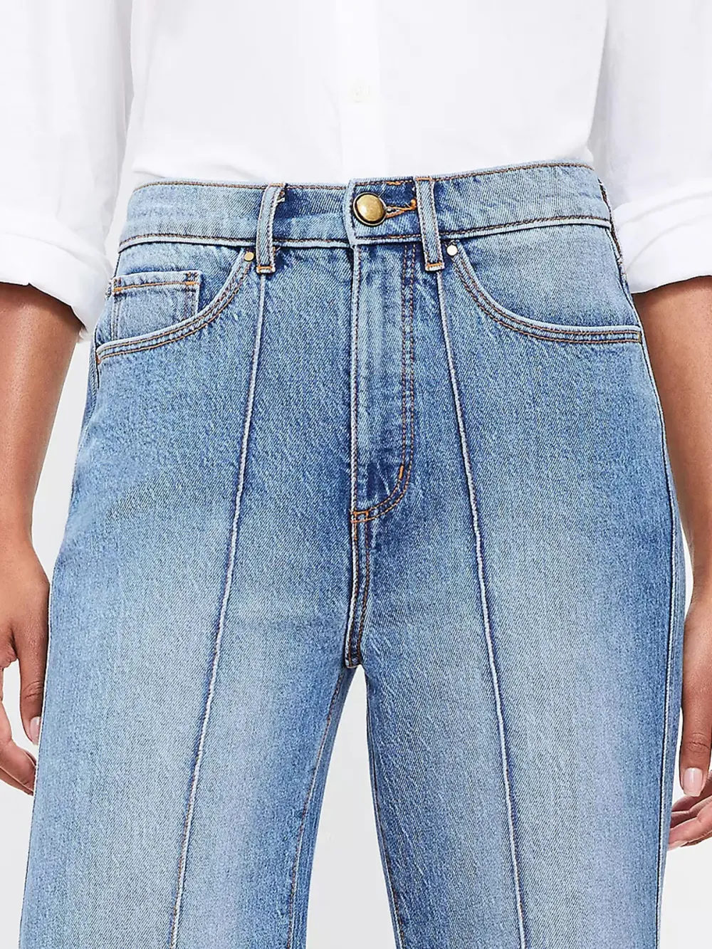 High Rise Super Flare Jeans In Vintage Indigo Wash