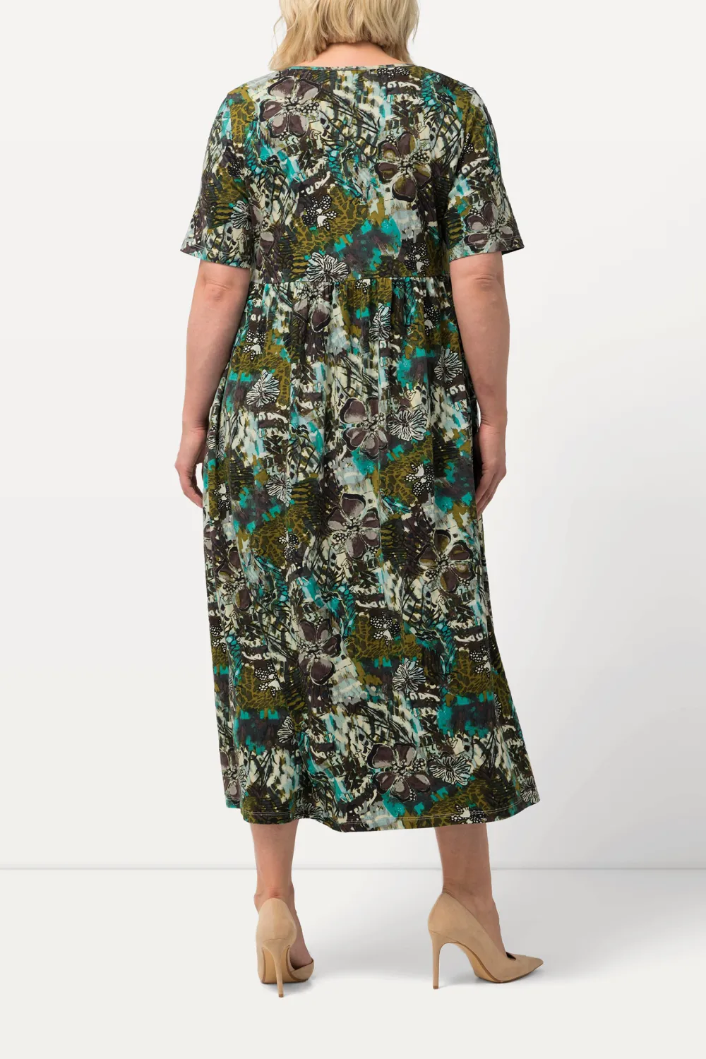 Full Printed Women's Dress