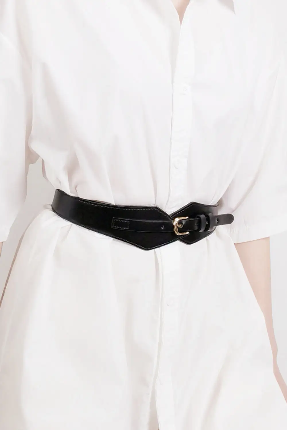 Geometric Buckle Waist Belt
