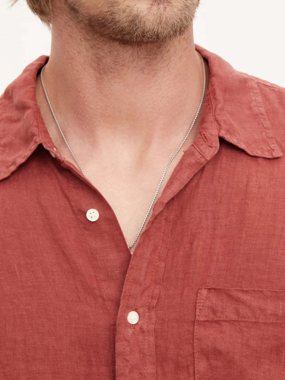 Lapel Neck Solid Casual Shirts