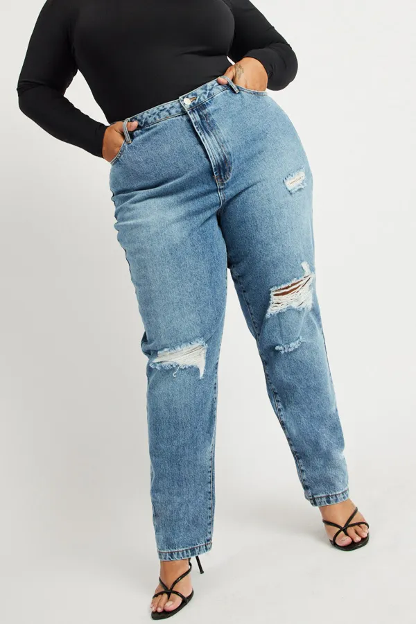 High Waist Vintage Jeans