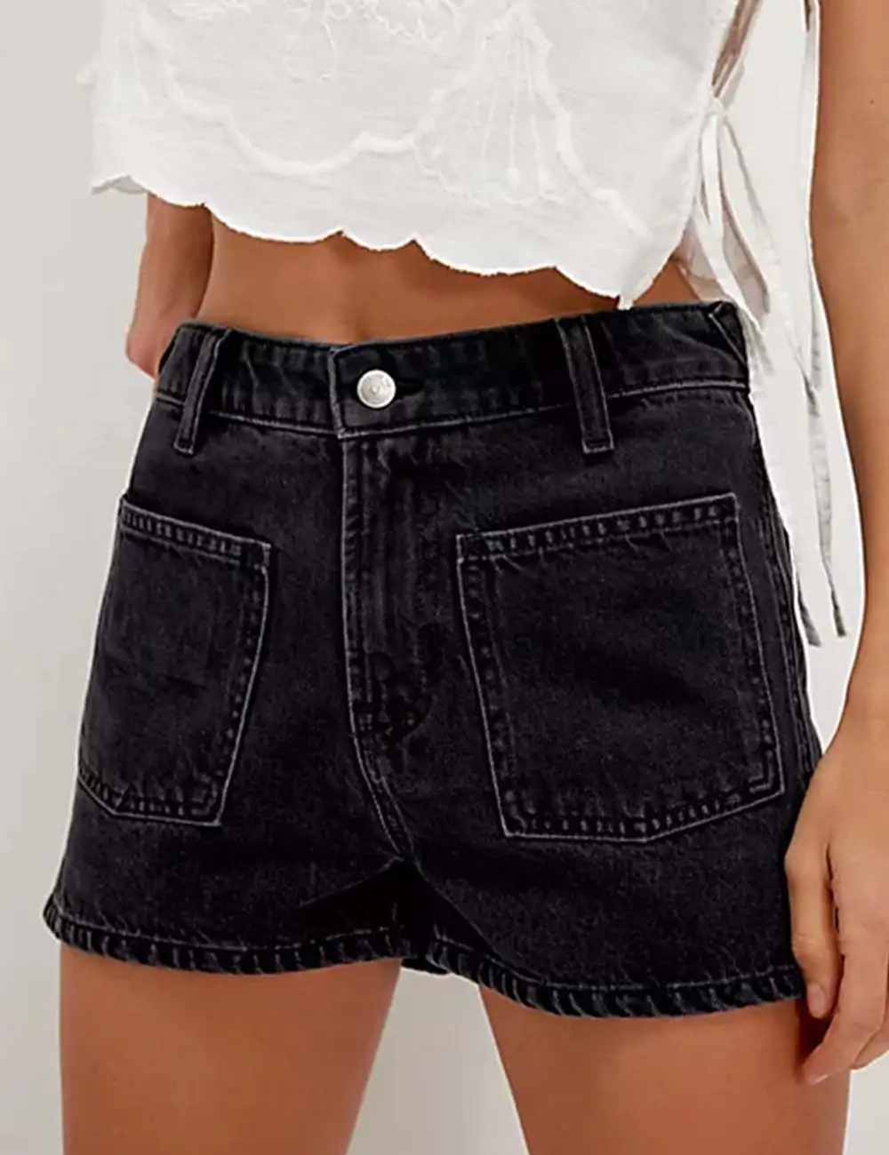 Button Pocket Shorts