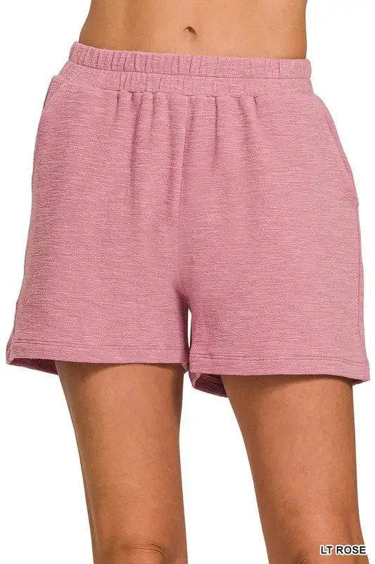 Cotton Slub Short Pants Shorts