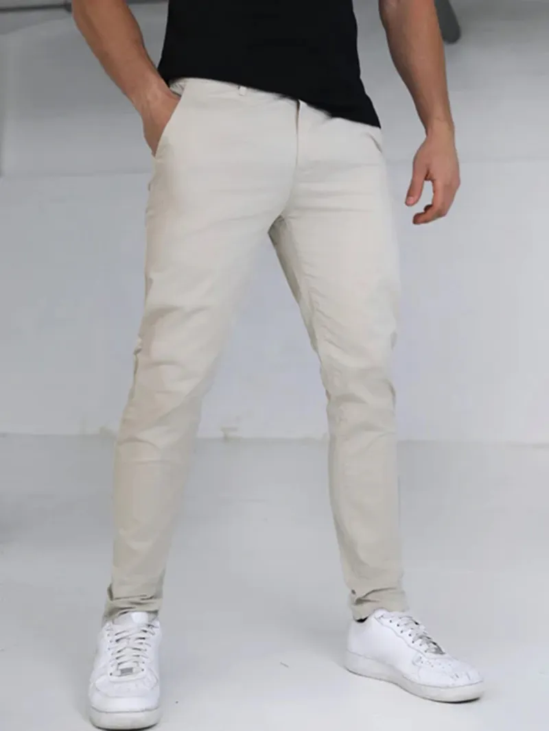 Men's Apricot Stretch Twill Pants