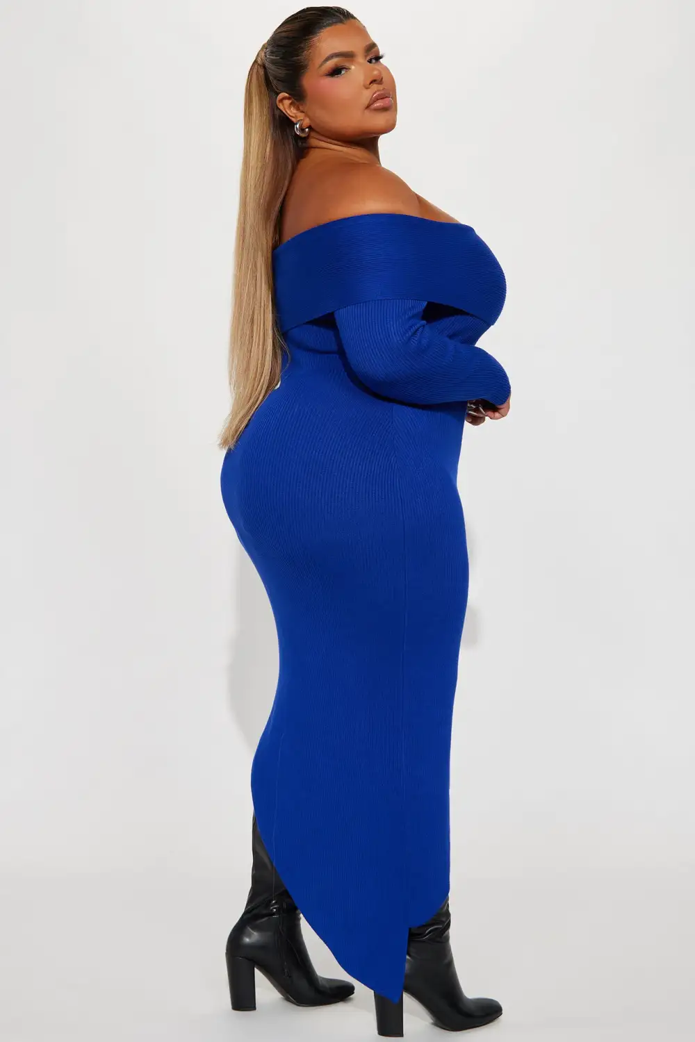 Tamara Sweater Maxi Dress - Royal