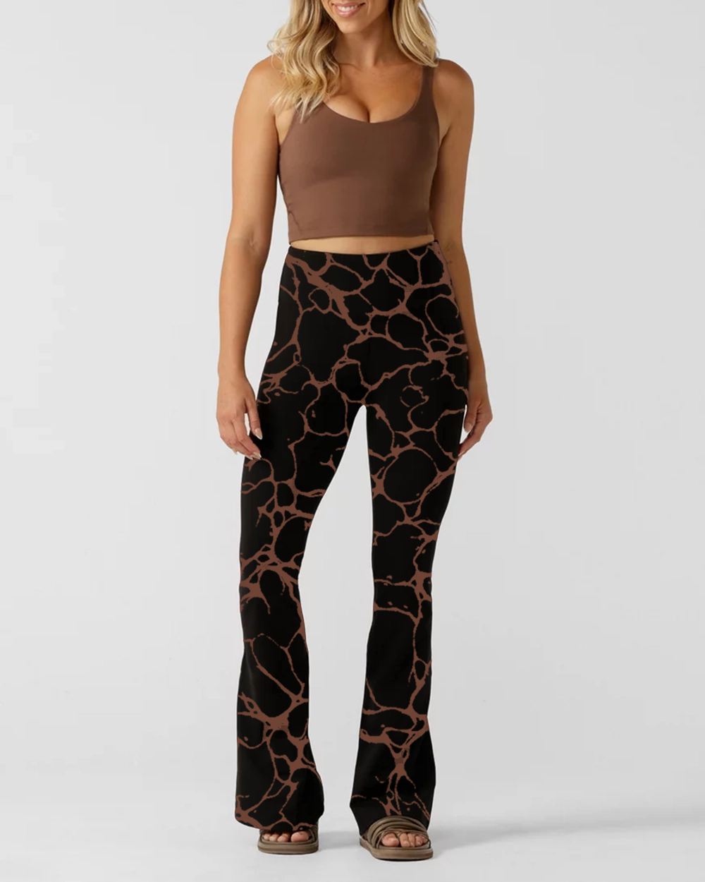 Lotus Flared Full Length Leggings