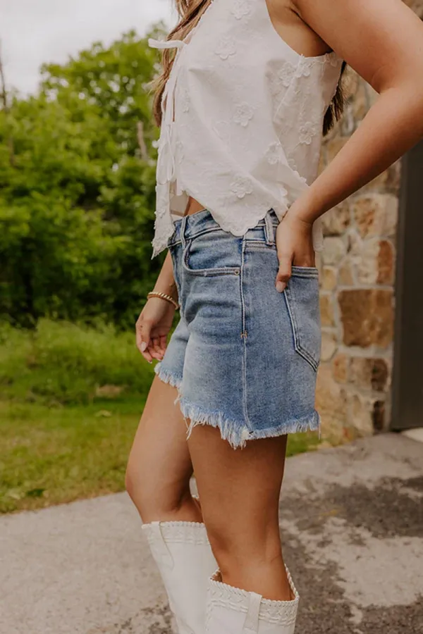 Casual Street Denim Shorts For Women