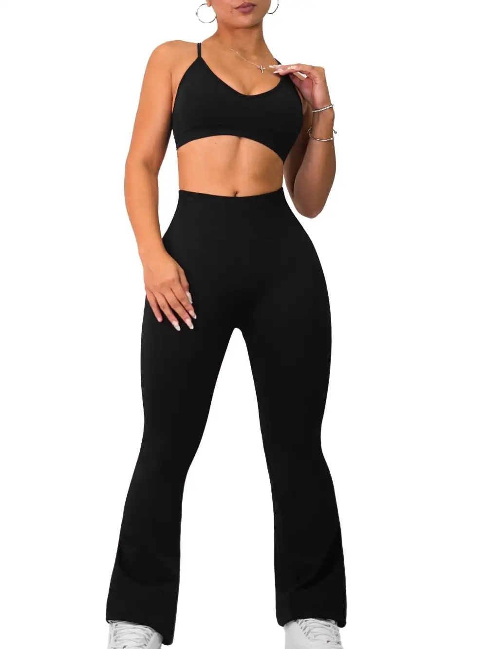 Flare Seamless Athletic Leggings