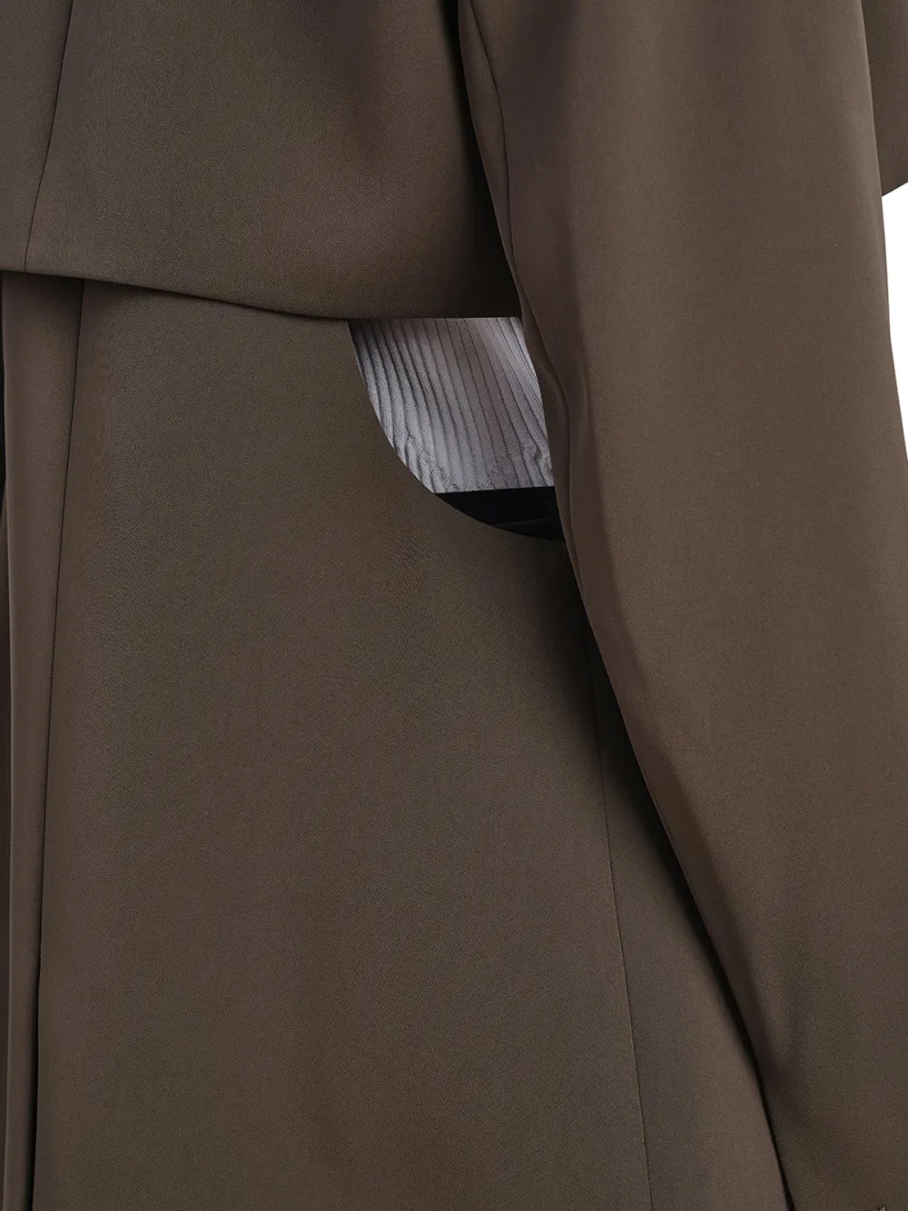 Asymmetric Cut - Out Blazer Jacket