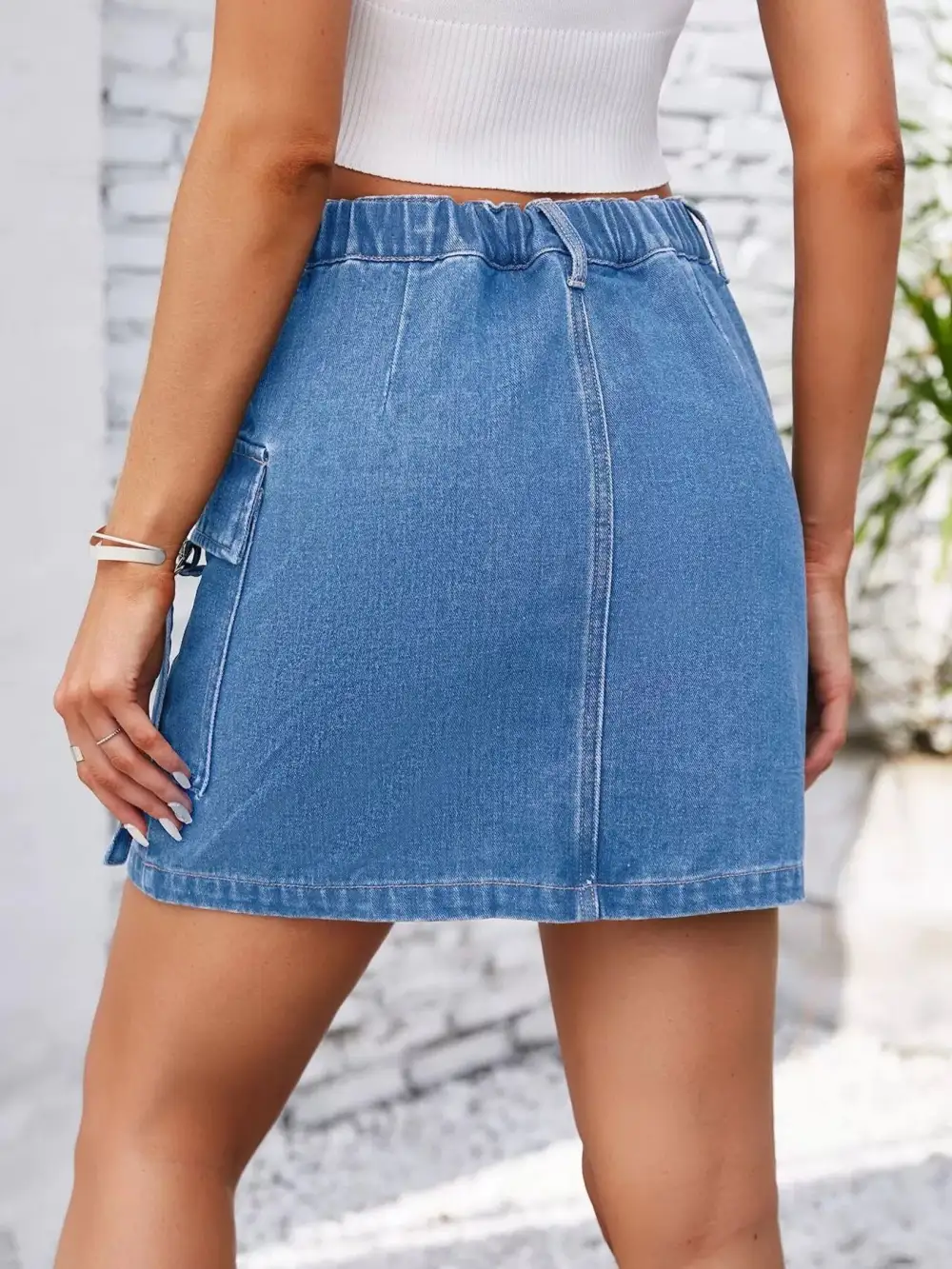 Denim Casual Skirt