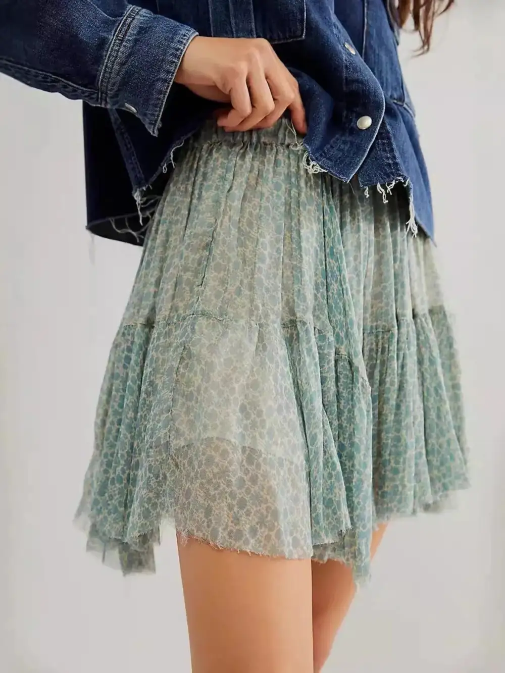 Floral Print Mini Mon Skirt