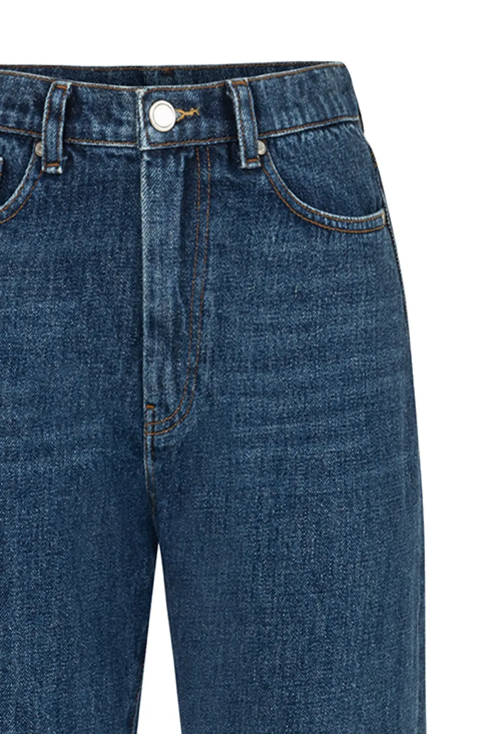 Tapered Denim Pants