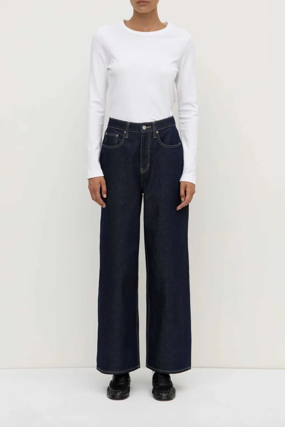 Cotton Five Pocket Jeans