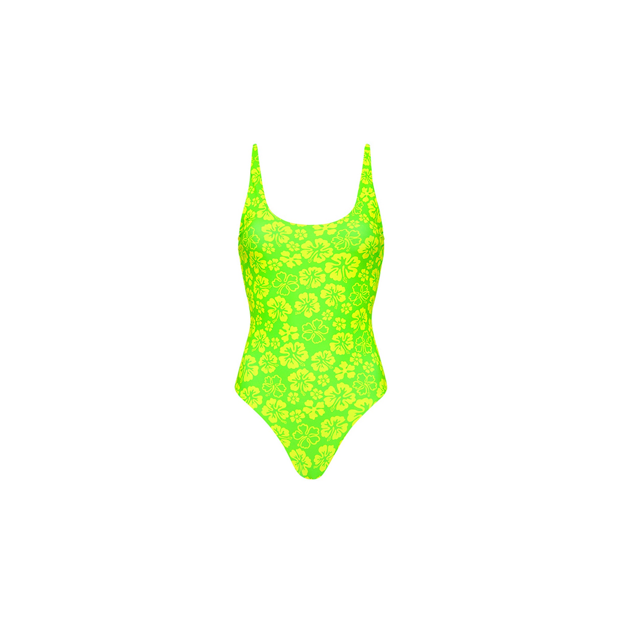 CHEEKY ONE PIECE - ALOHA LIME