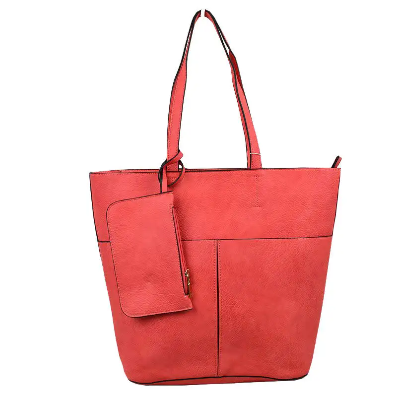 Vegan Leather Soft Tote Bag