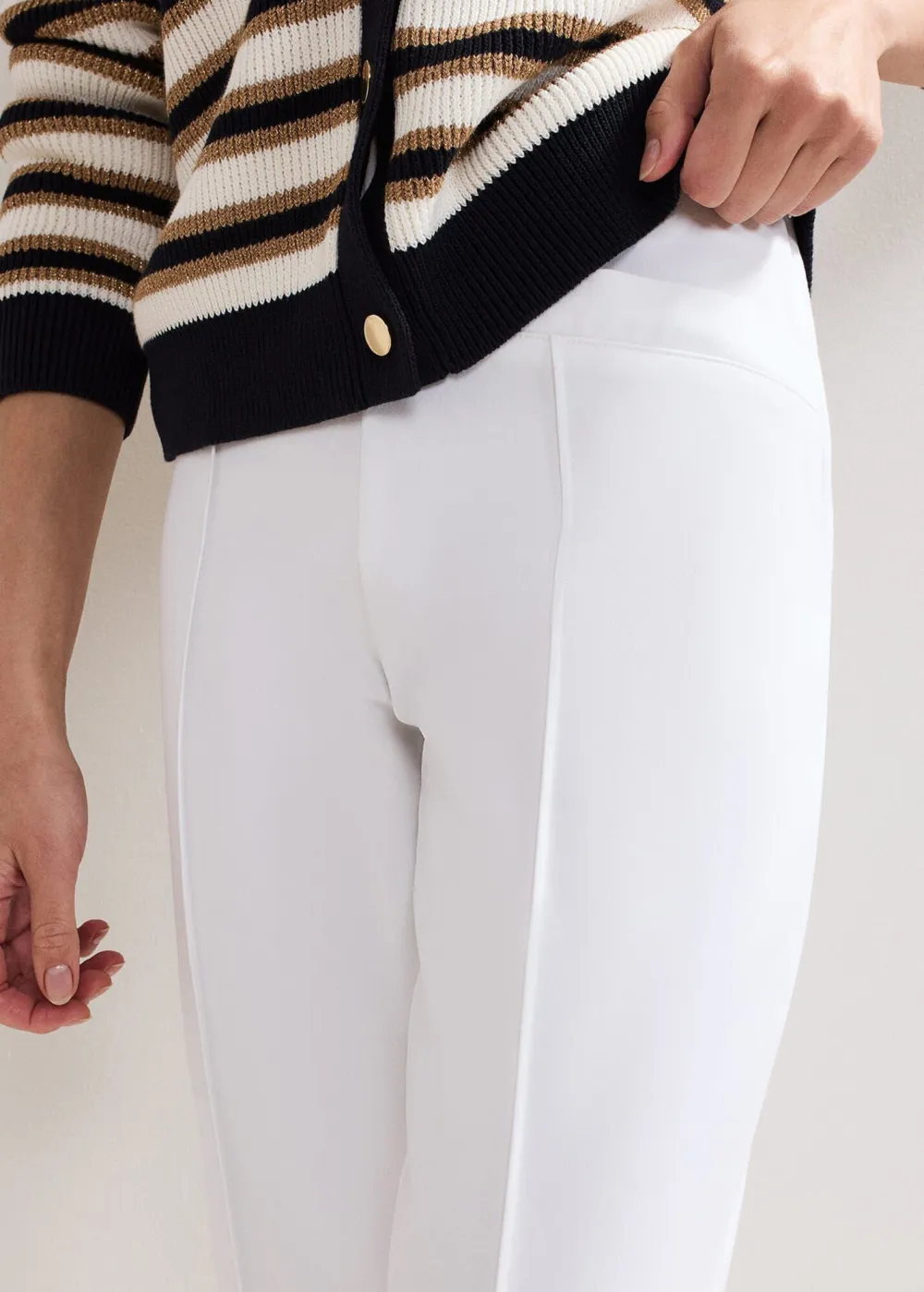 Black Casual Pleated Trousers