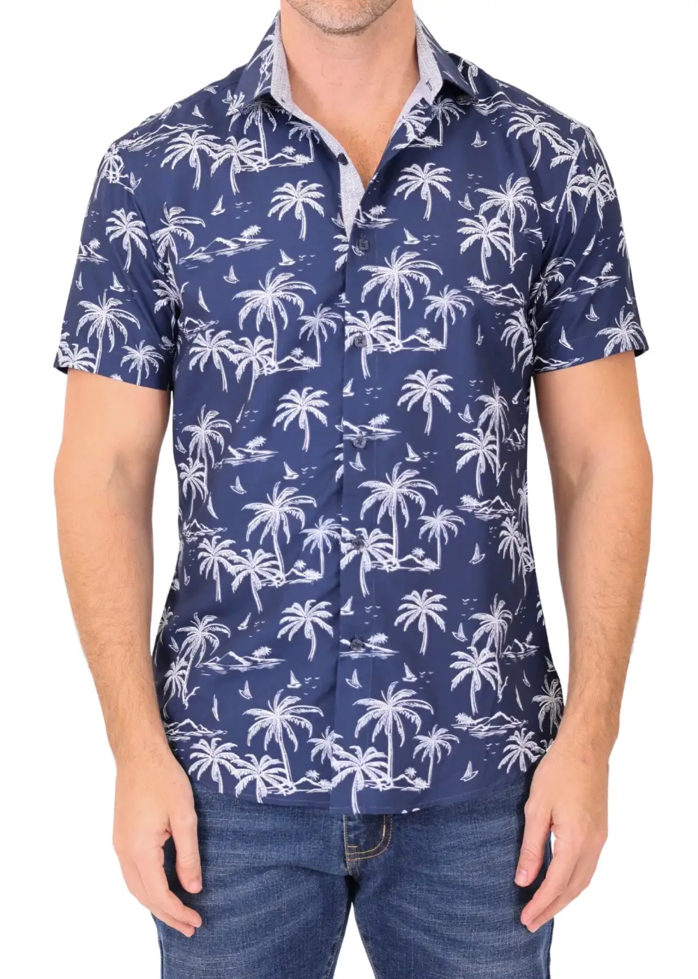 Corner Short Sleeve Button Shirt