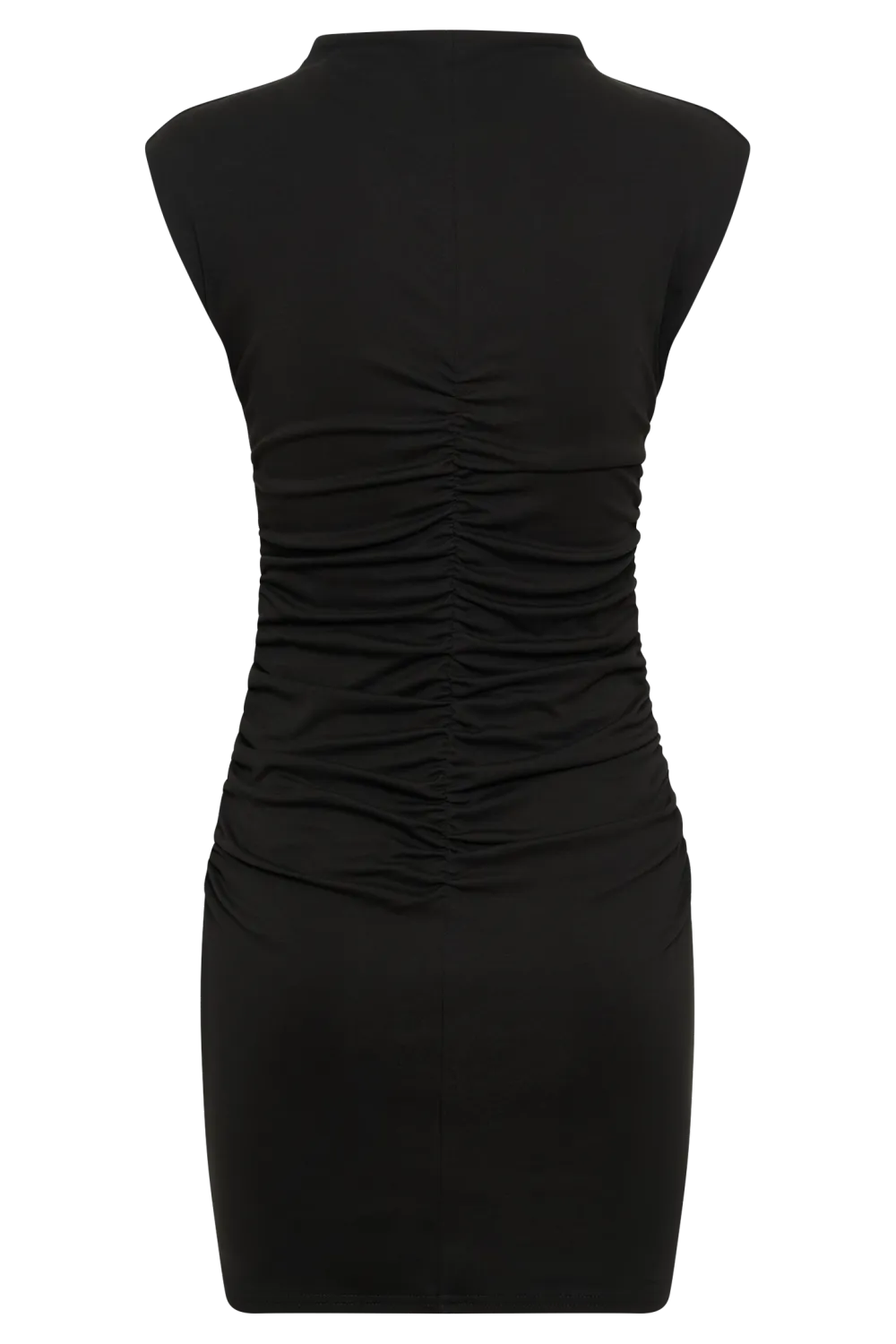 High Neck Sleeveless Mini Dress