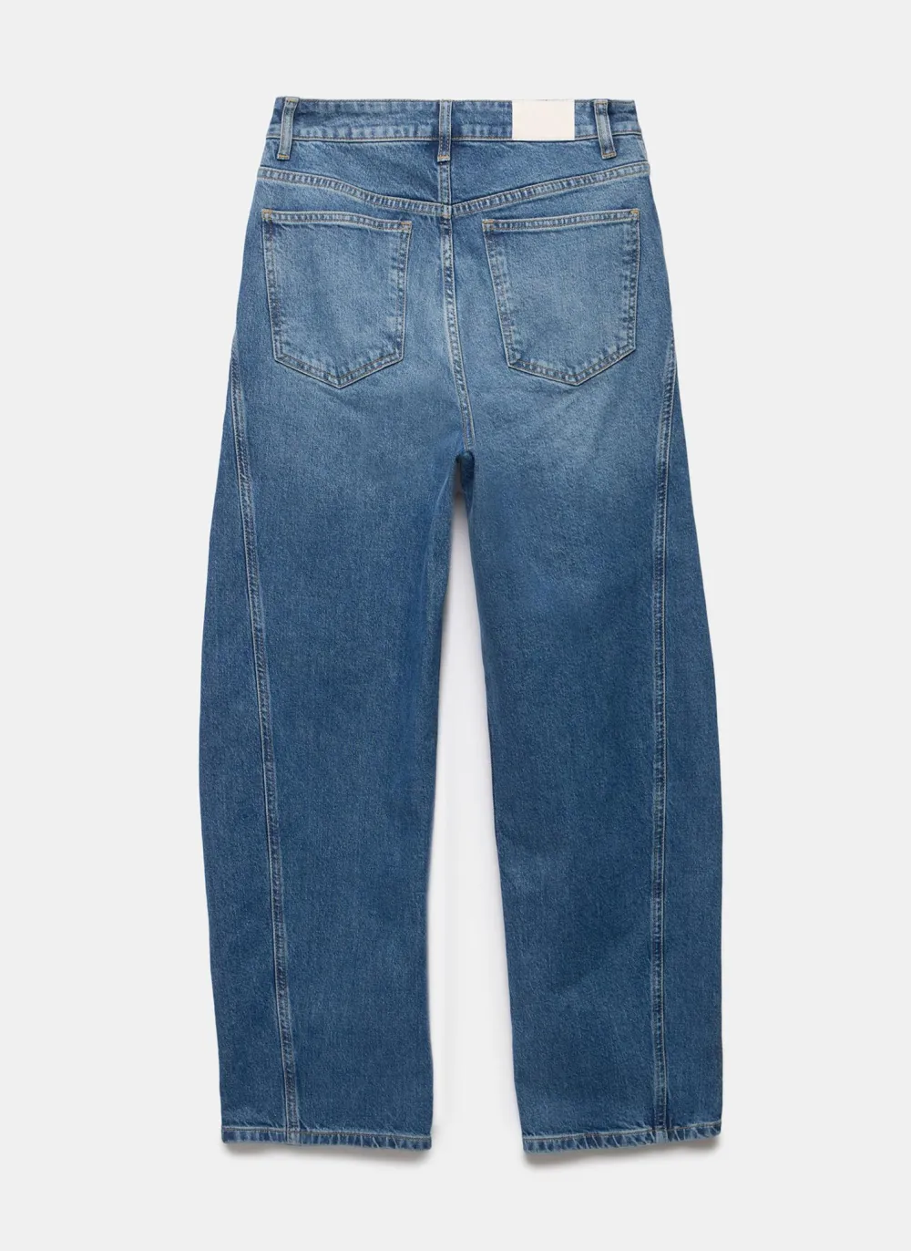 Casual Style Wide-Leg Jeans