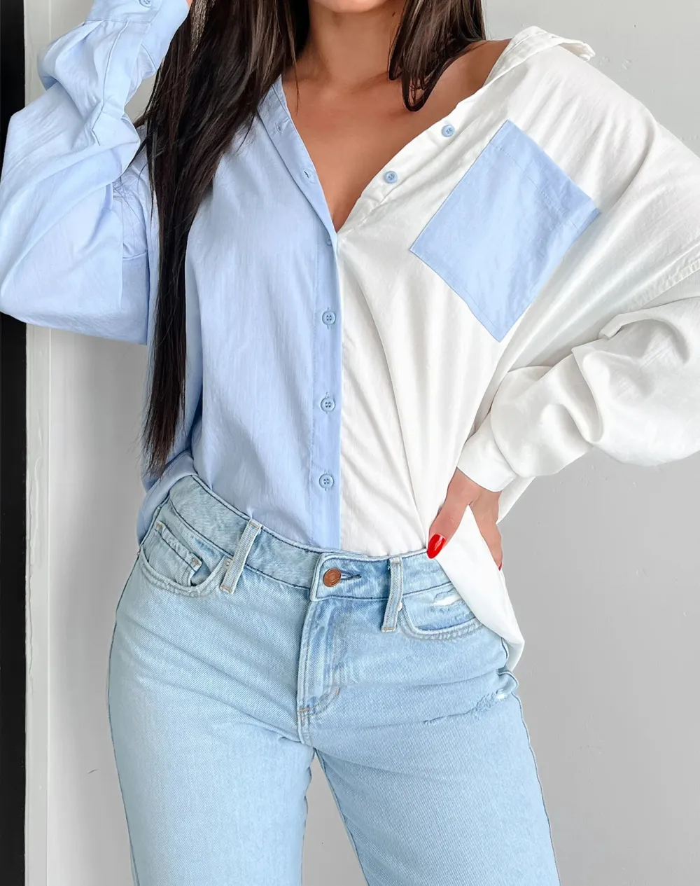 Color Blocked Shirt