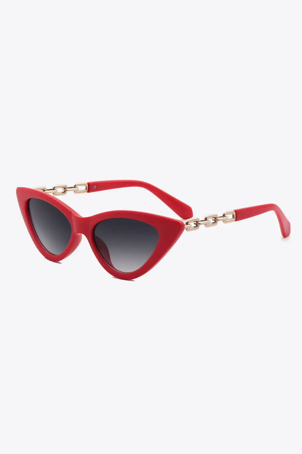 Plush Cat Eye Frame Sunglasses