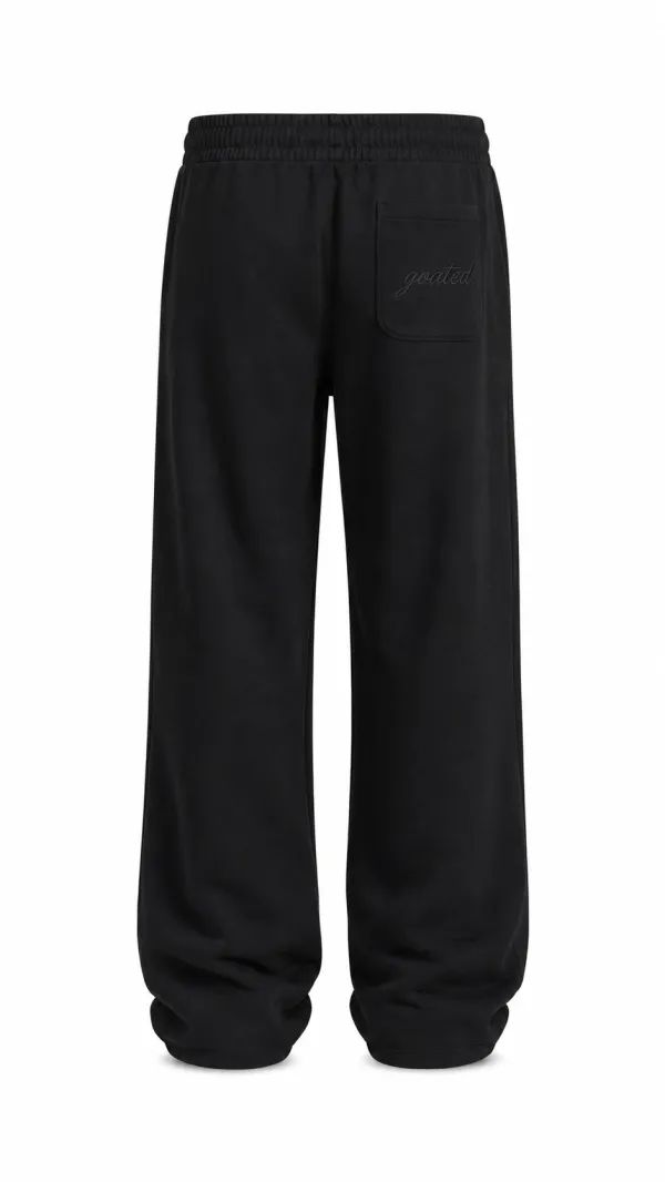 Versatile Fleece Embroidered Jogger Pants