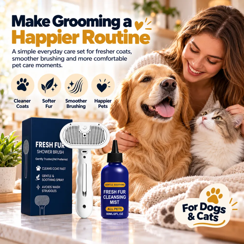 Pet Hair Cleaning Spray Set