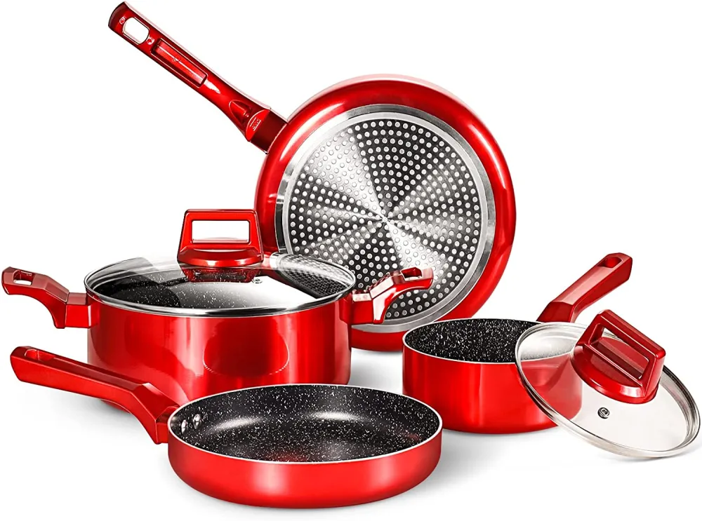 (Store Closing Sale) 10 Pcs Pots and Pans Sets