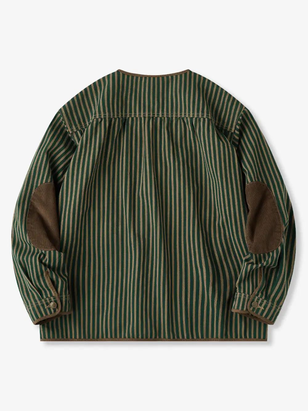 Men'S Corduroy Collarless Work Jacket