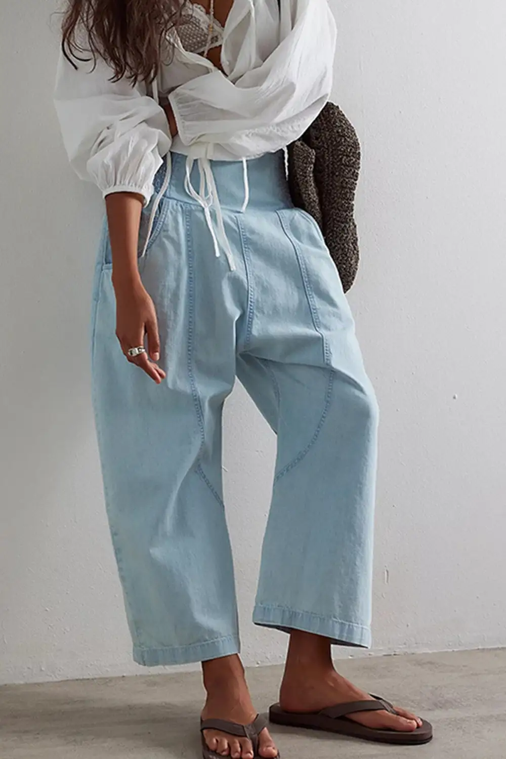 Low Rise Baggy Denim Jeans