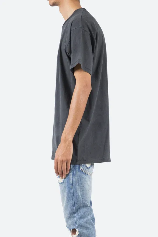 CHARCOAL GRAY OVERSIZED CREW NECK T-SHIRT