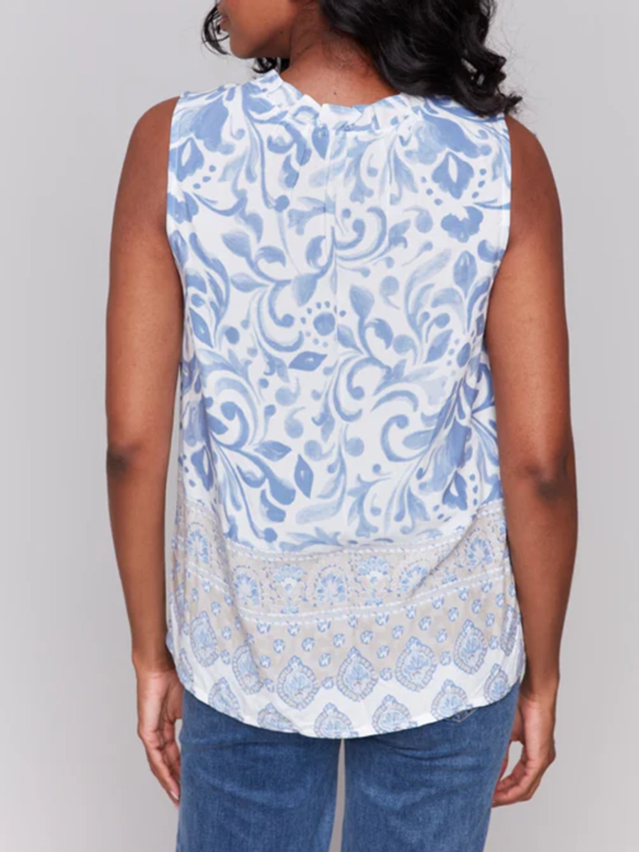 Soft And Comfortable Retro Pattern Women's Vest