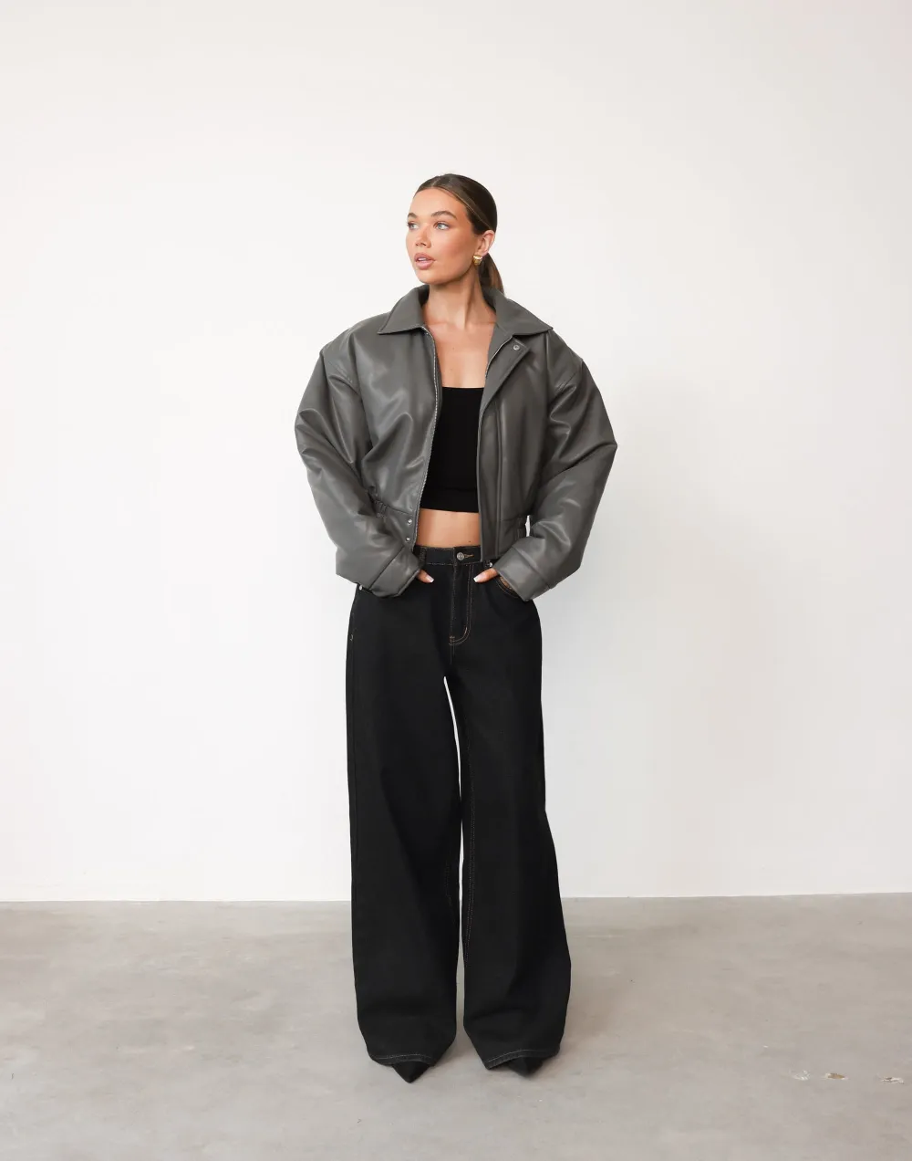 Paloma Bomber Jacket (Slate)