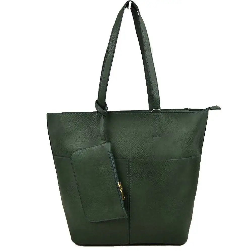 Vegan Leather Soft Tote Bag