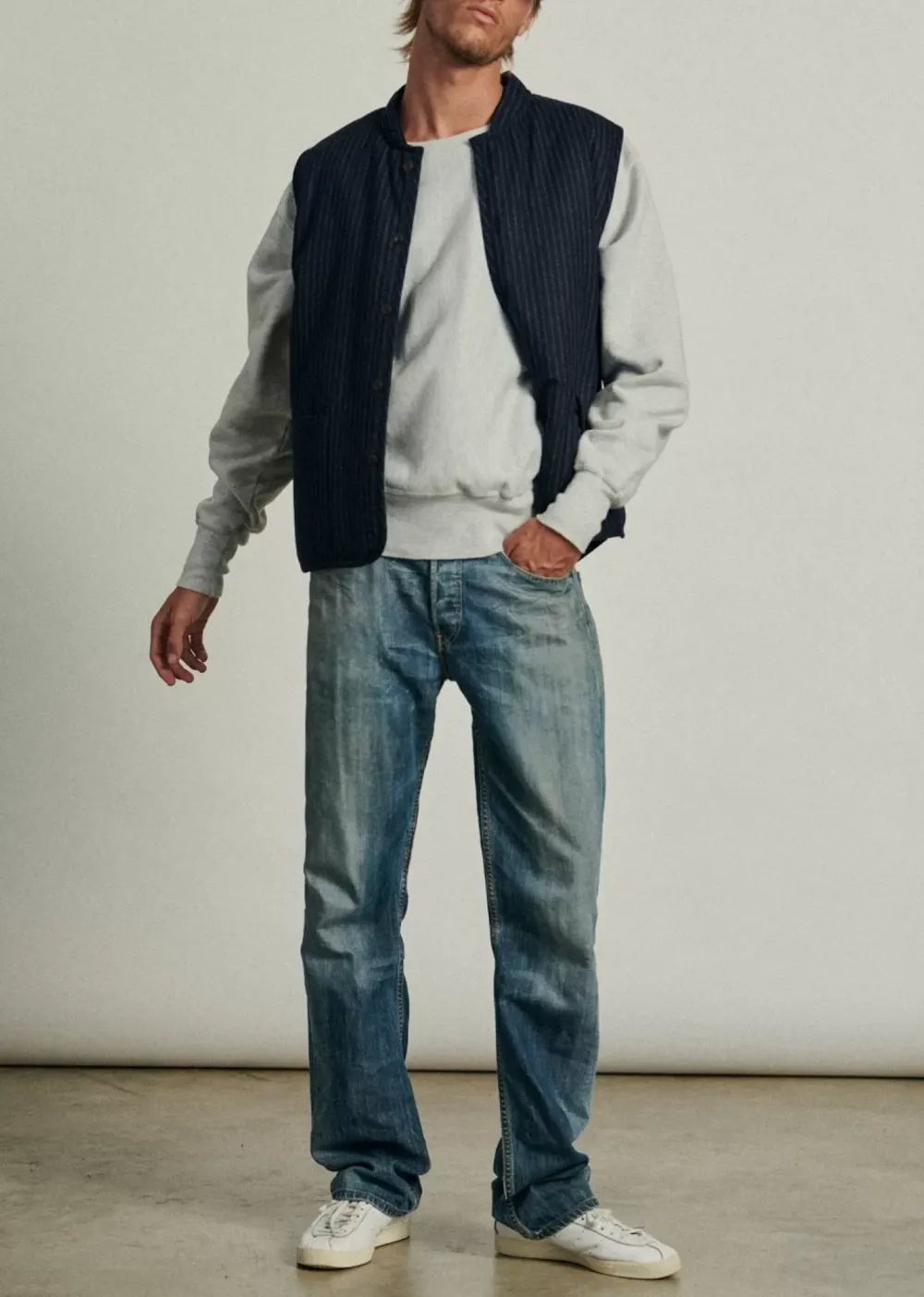 Daily Cardigan Denim