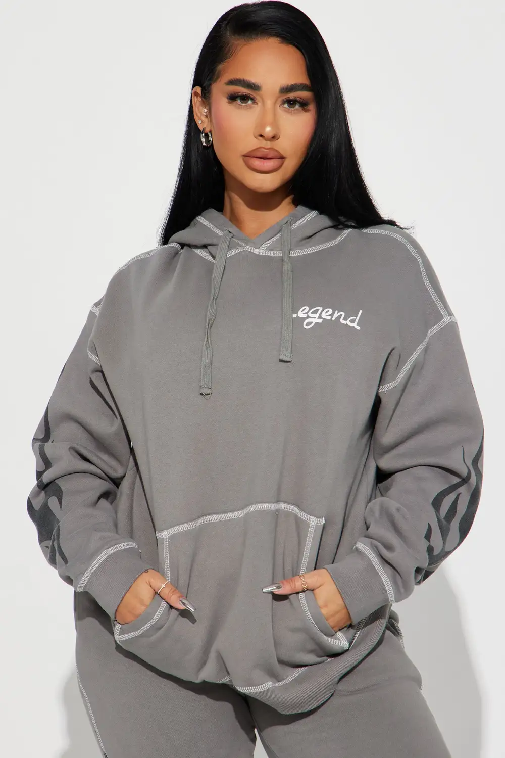 Legend Life Sweatsuit  - Grey